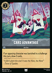 Card Advantage Wilds Unknown Lorcana Card