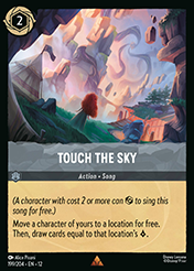 Touch the Sky Wilds Unknown Lorcana Card
