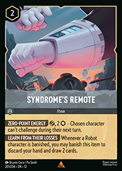 Syndrome's Remote Wilds Unknown Lorcana Card