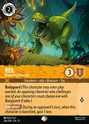 Rex Wilds Unknown Lorcana Card