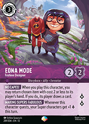 Edna Mode Wilds Unknown Lorcana Card