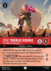 Lyle Tiberius Rourke Wilds Unknown Lorcana Card