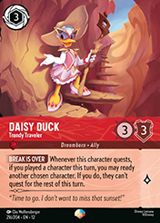 Daisy Duck Wilds Unknown Lorcana Card