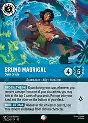 Bruno Madrigal Wilds Unknown Lorcana Card
