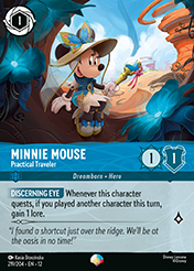 Minnie Mouse Wilds Unknown Lorcana Card