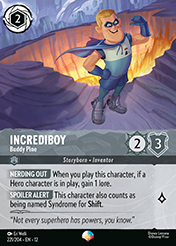 Incrediboy Wilds Unknown Lorcana Card