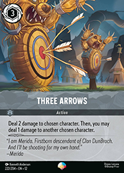 Three Arrows Wilds Unknown Lorcana Card