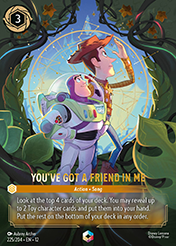 You've Got a Friend in Me Wilds Unknown Lorcana Card