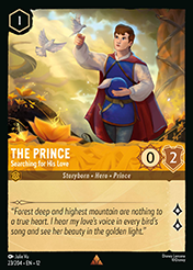 The Prince Wilds Unknown Lorcana Card