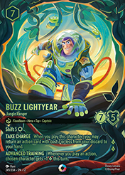 Buzz Lightyear Wilds Unknown Lorcana Card