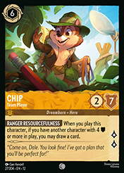 Chip Wilds Unknown Lorcana Card