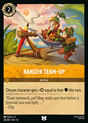 Ranger Team-Up Wilds Unknown Lorcana Card