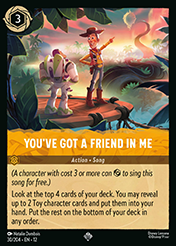 You've Got a Friend in Me Wilds Unknown Lorcana Card