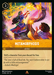 Metamorphosis Wilds Unknown Lorcana Card