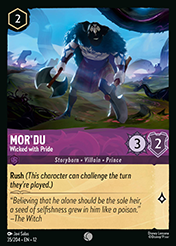 Mor'du Wilds Unknown Lorcana Card