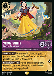 Snow White Wilds Unknown Lorcana Card