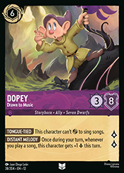 Dopey Wilds Unknown Lorcana Card