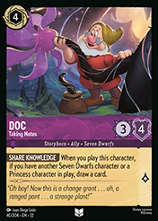 Doc Wilds Unknown Lorcana Card