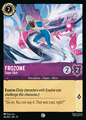 Frozone Wilds Unknown Lorcana Card