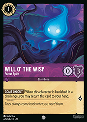 Will o' the Wisp Wilds Unknown Lorcana Card