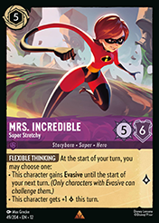 Mrs. Incredible Wilds Unknown Lorcana Card