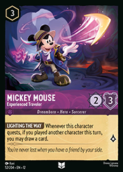 Mickey Mouse Wilds Unknown Lorcana Card