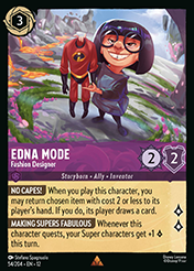Edna Mode Wilds Unknown Lorcana Card