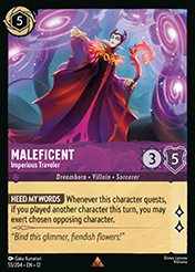 Maleficent Wilds Unknown Lorcana Card