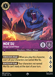Mor'du Wilds Unknown Lorcana Card