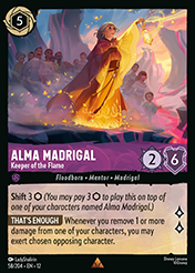 Alma Madrigal Wilds Unknown Lorcana Card