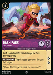 Dash Parr Wilds Unknown Lorcana Card