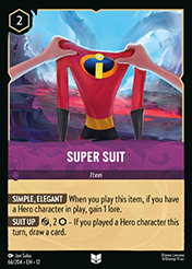 Super Suit Wilds Unknown Lorcana Card
