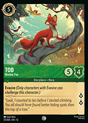 Tod Wilds Unknown Lorcana Card