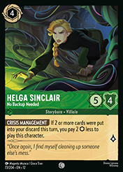 Helga Sinclair Wilds Unknown Lorcana Card