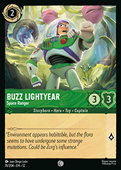 Buzz Lightyear Wilds Unknown Lorcana Card