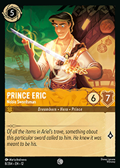 Prince Eric Wilds Unknown Lorcana Card