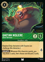 Gaetan Moliere Wilds Unknown Lorcana Card