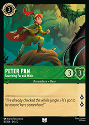 Peter Pan Wilds Unknown Lorcana Card