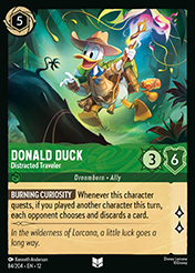 Donald Duck Wilds Unknown Lorcana Card