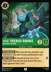 Lyle Tiberius Rourke Wilds Unknown Lorcana Card