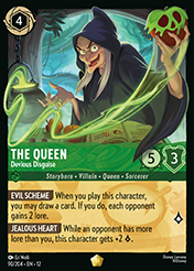 The Queen Wilds Unknown Lorcana Card