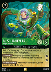 Buzz Lightyear Wilds Unknown Lorcana Card