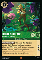Helga Sinclair Wilds Unknown Lorcana Card