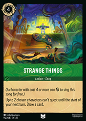 Strange Things Wilds Unknown Lorcana Card