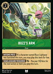 Buzz's Arm Wilds Unknown Lorcana Card