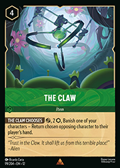 The Claw Wilds Unknown Lorcana Card