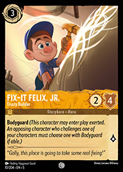Fix-It Felix, Jr. Shimmering Skies Card List