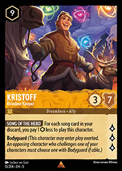 Kristoff Shimmering Skies Card List