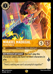Mirabel Madrigal Shimmering Skies Card List