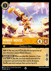 Minnie Mouse Shimmering Skies Card List